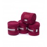 RiderByHorse- bandes polaire platinum - beet red
