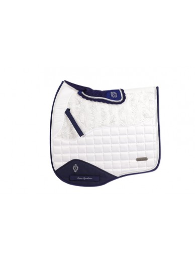 Lamée equestrian - tapis dressage Silver satin