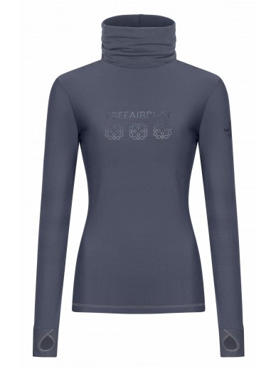 FairPlay - top hiver Kora - steel blue
