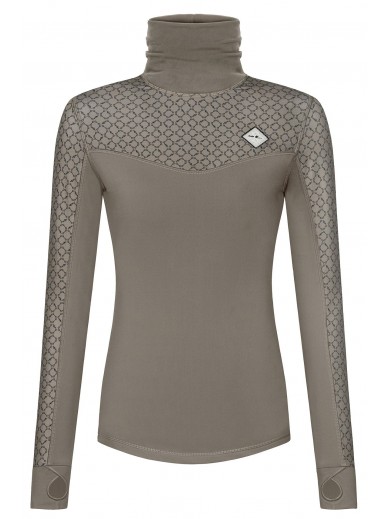 FairPlay - top hiver maggie - taupe grey
