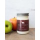 Grey candle - bougie apples for horses