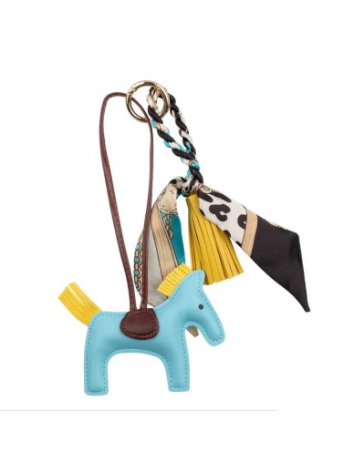 ippico - porte clés deluxe pony - cyan blue