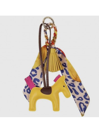 ippico - porte clés deluxe pony - jaune