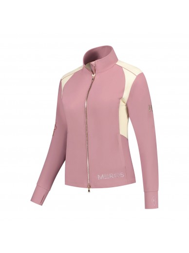 Mrs Ros - training jacket contast - blushing rose