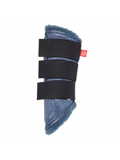 imperial riding - guêtres cosy star - bleu