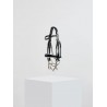 Kingsley - Bride verni noir/blanc