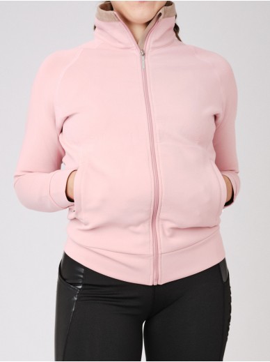 Ps of Sweden - Sweat zip Anastasia - blush pink