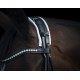 Utzon Equestrian - Bride Edinburgh - noir Blanc laqué/silver