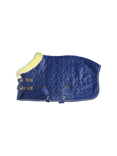 Kentucky - Couverture velvet - 160gr - marine