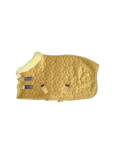 Kentucky - Couverture velvet - 160gr - moutarde