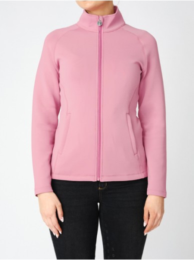 Ps of Sweden - sweat zippé Tilde - faded rose