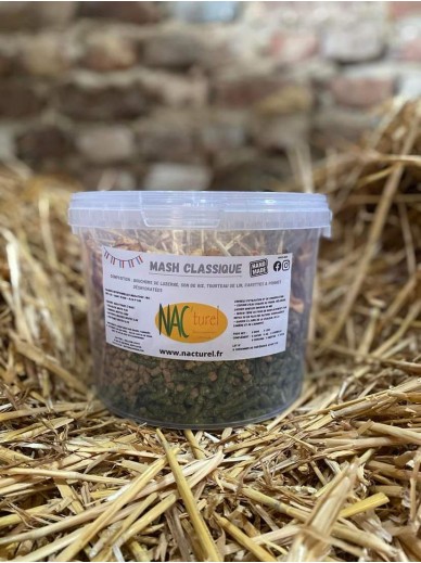 Nac'turel - mash classique sans cereales curcuma - seau 1,4kg