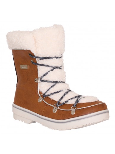hv polo - boots hiver sherpa - camel