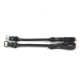 Bridle2fit stock- montants rond noir - 24 cm