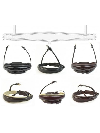 Bridle2fit stock - S3 bridon havanne verni, rond medium