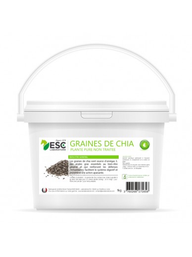 ESC - GRAINES DE CHIA – Apport en nutriments et bien-être général cheval