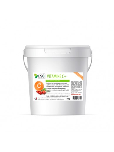 ESC - VITAMINE C+ – Soutien de l’effort du cheval – Contient de la vitamine C naturelle