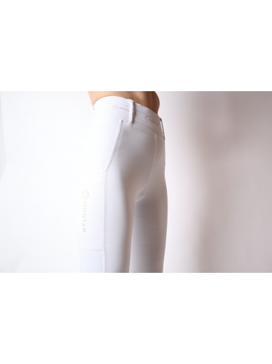 Montar- Shelby leggings gold - blanc