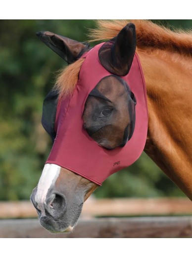 Premier equine - masque lycra anti mouche - bordeaux