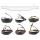 Bridle2fit stock- S1 bridon - noir/blanc verni plat full