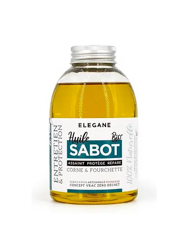 Elegane - huile sabot et fourchette - cade bio - 400ml