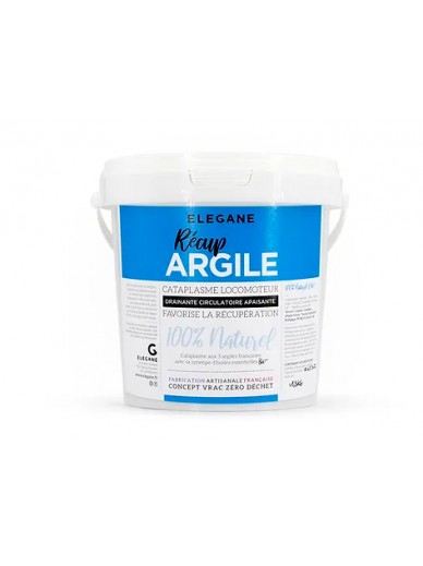 Elegane - cataplasme Récup argile - 1,5KG