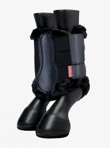 LeMieux - Guetres Fleece Edge - marine twilight